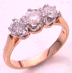 3 stone diamond ring 